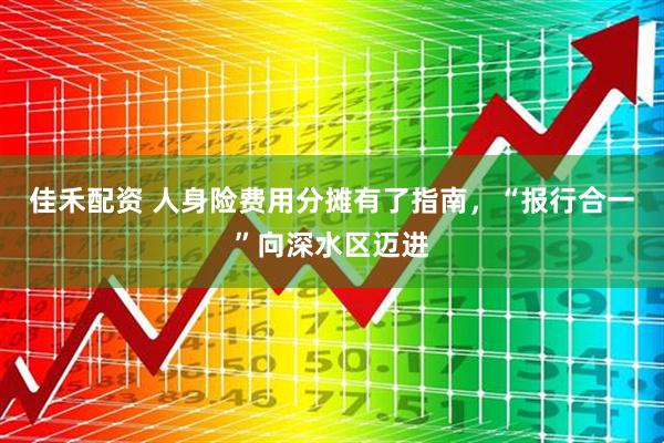 佳禾配资 人身险费用分摊有了指南,“报行合一”向深水区迈进