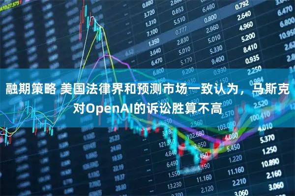 融期策略 美国法律界和预测市场一致认为，马斯克对OpenAI的诉讼胜算不高